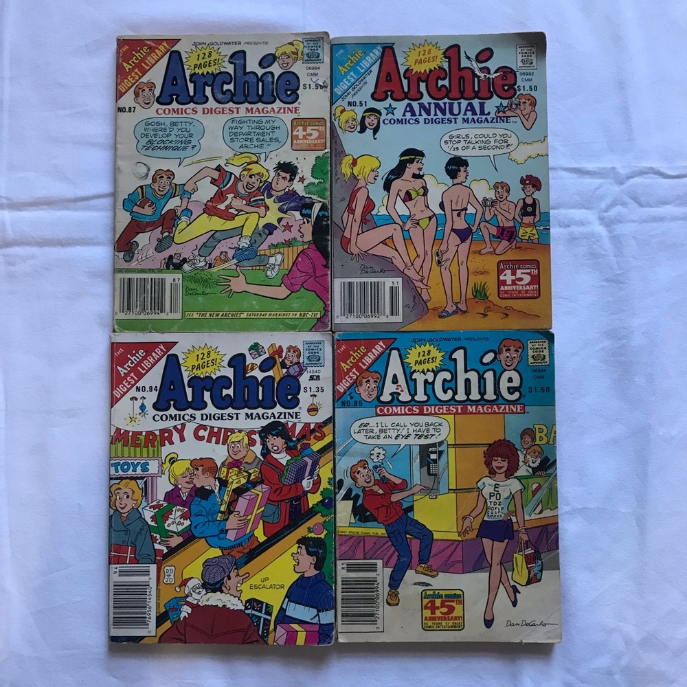Archie comics (4) number 51,85,87,94